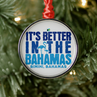 Adorno Metálico Regalo de recuerdo de Bahamas : Cruise Bimini Baha