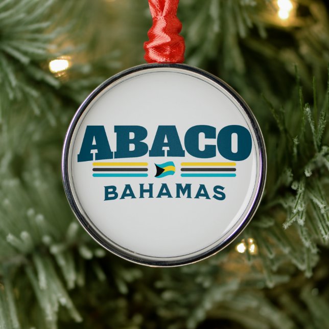 Adorno Metálico Regalo de recuerdo de Bahamas : Independencia de A (Árbol)