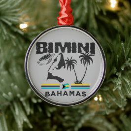 Adorno Metálico Regalo de recuerdo de Bahamas: La independencia de