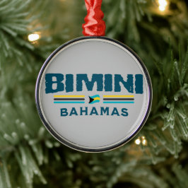 Adorno Metálico Regalo de recuerdo de Bahamas: La independencia de