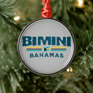 Adorno Metálico Regalo de recuerdo de Bahamas: La independencia de