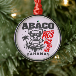 Adorno Metálico Regalo de souvenirs de Bahamas: Abaco Bahamas