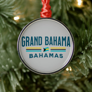 Adorno Metálico Regalo de souvenirs de Bahamas: Gran Independencia