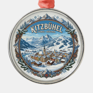 Adorno Metálico Regalo de viaje a Kitzbühel Austria