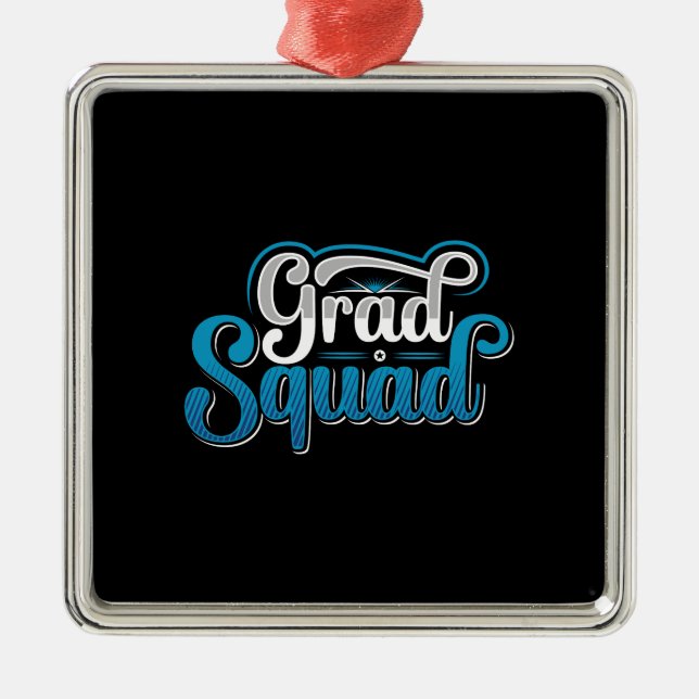 Adorno Metálico Regalo del profesor | Glad Squad (Frente)