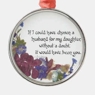 Adorno Metálico Regalo del yerno