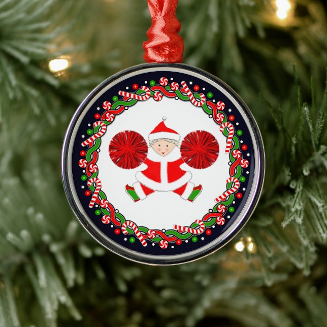 Adorno Metálico Regalo navideño animador (Árbol)