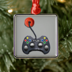 Adorno Metálico regalo personalizado de videojugador