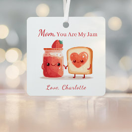 Adorno Metálico Regalo personalizado del Día de la Madre