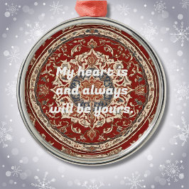 Adorno Metálico Regalos de aniversario para telas de amigos persas