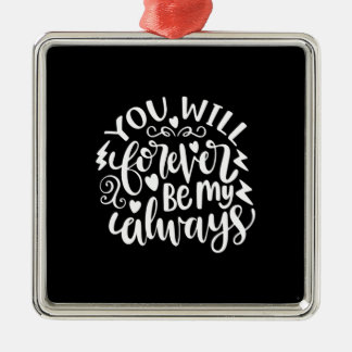 Adorno Metálico Regalos de boda | Siempre Serás Mi