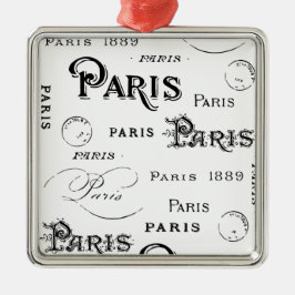 Adorno Metálico Regalos de Francia y recuerdos de París