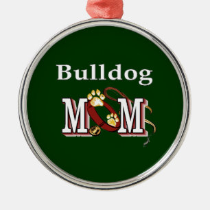 Adorno Metálico Regalos de mamá de Bulldog inglés