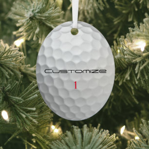 Adorno Metálico Regalos de pelotas de golf personalizadas de la Se