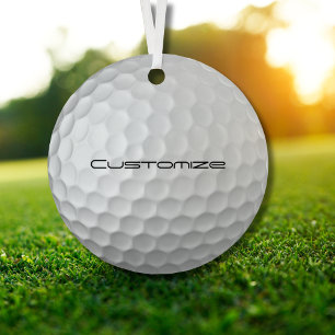 Adorno Metálico Regalos de Pelotas de Golf Personalizadas Serie Si