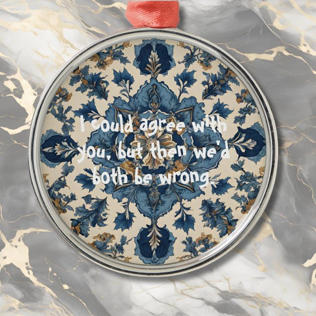 Adorno Metálico Regalos graciosos y elegantes para el hombre impos (Funny Elegant Gifts for the Impossible Man)