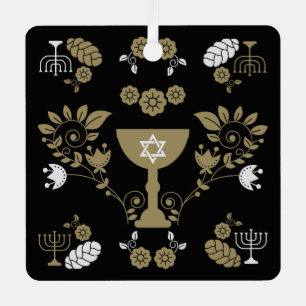 Adorno Metálico Regalos judíos tradicionales para Shabbat