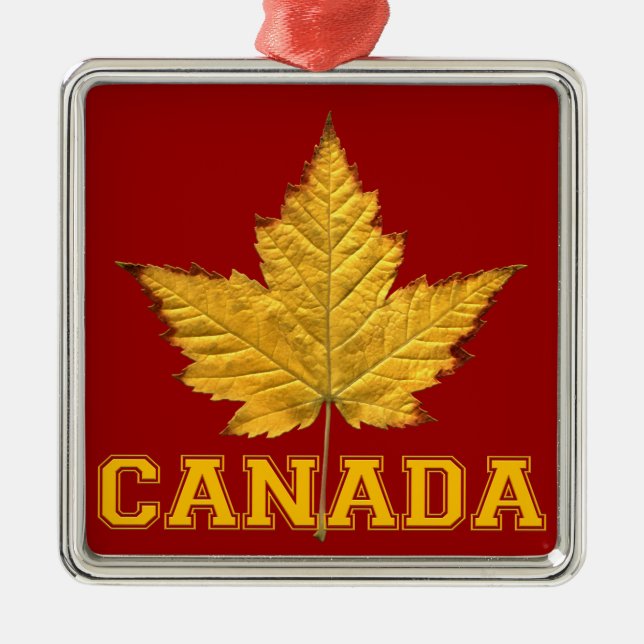 Adorno Metálico Regalos personalizados de Canadá para recuerdo de  (Frente)