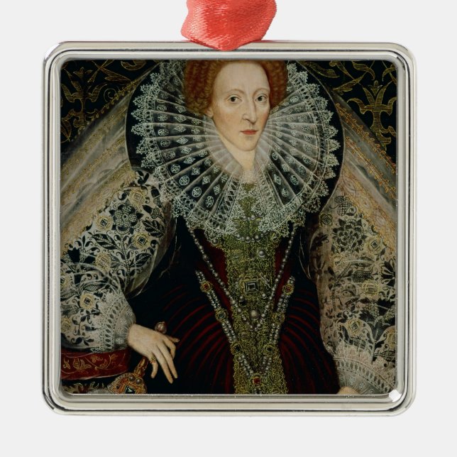 Adorno Metálico Reina Elizabeth I, c.1585-90 (Frente)