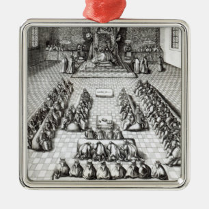 Adorno Metálico Reina Elizabeth I en el parlamento