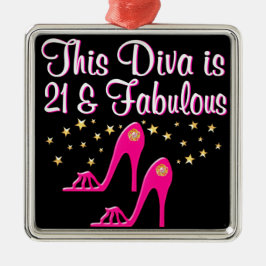 ADORNO METÁLICO REINA SHOE DE 21 AÑOS