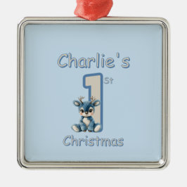 Adorno Metálico Reindeer's First Christmas!