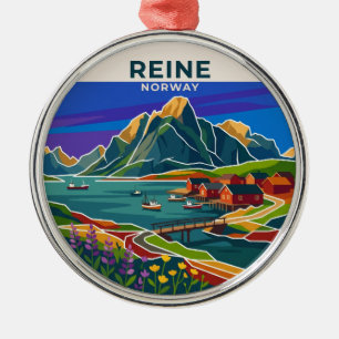 Adorno Metálico Reine Noruega