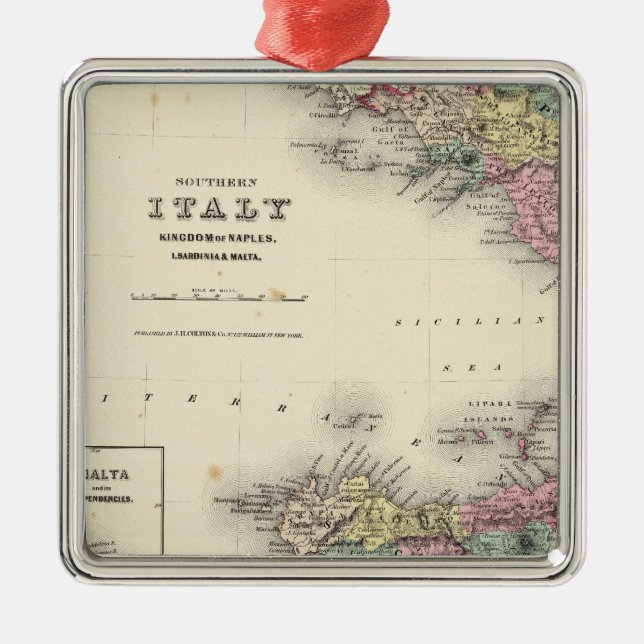 Adorno Metálico Reino De Nápoles, Italia Meridional (Frente)