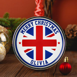 Adorno Metálico Reino Unido Bandera del Reino Unido Londres Reino