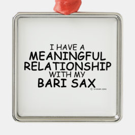 Adorno Metálico Relación significativa Bari Sax