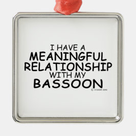 Adorno Metálico Relación Significativa Bassoon