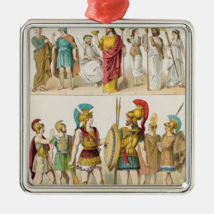 Adorno Metálico Religiosos griegos y los militares se visten