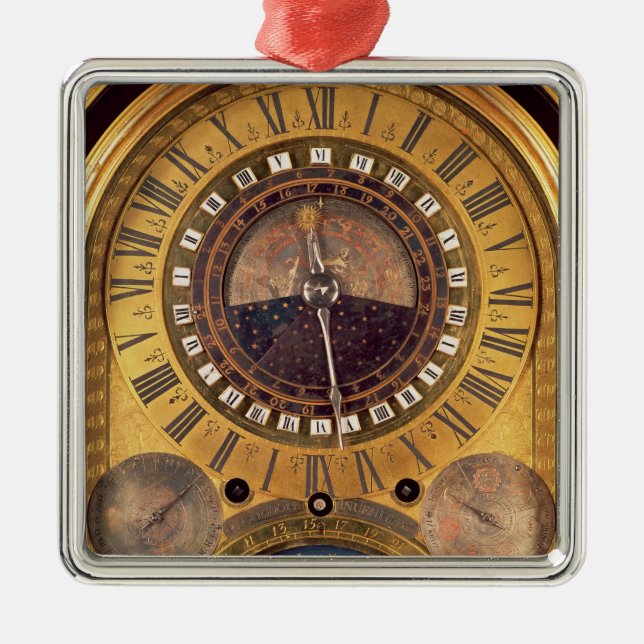 Adorno Metálico Reloj astronómico hecho para el delfín magnífico (Frente)