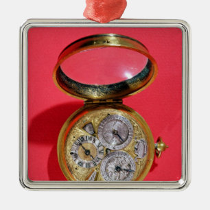 Adorno Metálico Reloj del calendario, c.1690