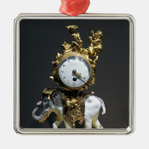 Adorno Metálico Reloj del escritorio