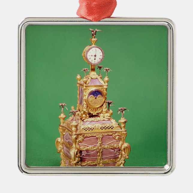 Adorno Metálico Reloj del gabinete, c.1766 (Frente)