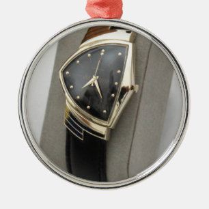 Adorno Metálico Reloj eléctrico c.1957 de Hamilton Ventura