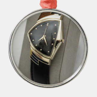 Adorno Metálico Reloj eléctrico c.1957 de Hamilton Ventura