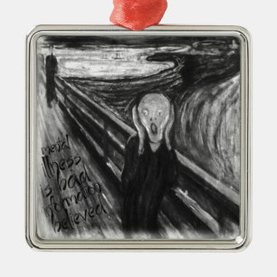 Adorno Metálico Remake mental de Gogh: El grito de Edvard Munch
