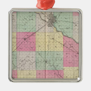 Adorno Metálico Reno Coand Plevna, Kent, Elmer, Kansas