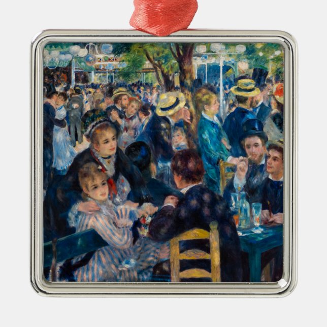 Adorno Metálico Renoir - Danza en Le Moulin de la Galette (Frente)