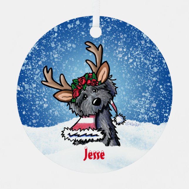 Adorno Metálico Renos Bouvier des Flandres (Anverso)