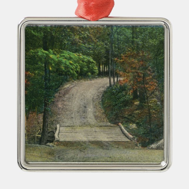 Adorno Metálico Réplica del último puente del general Burgoyne (Frente)