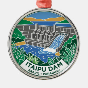 Adorno Metálico Represa de Itaipu Brasil / Paraguay