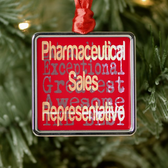 Adorno Metálico Representante de Ventas Farmacéuticas Extraordinai (Árbol)