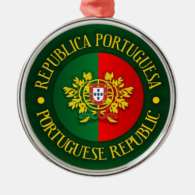 Adorno Metálico República Portuguesa (Frente)