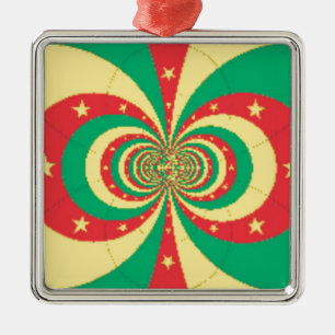 Adorno Metálico République du Cameroun, estrella de cinco puntas