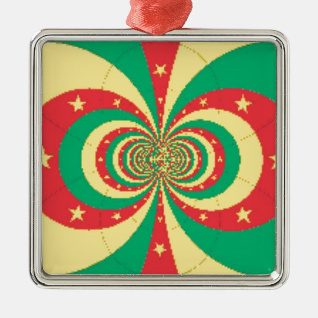 Adorno Metálico République du Cameroun, estrella de cinco puntas (Frente)