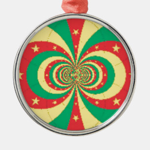 Adorno Metálico République du Cameroun, estrella de cinco puntas