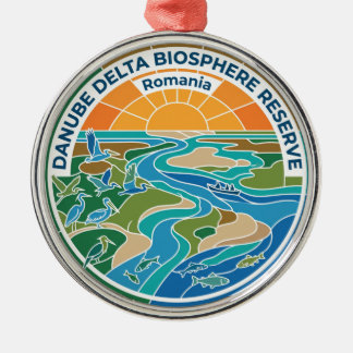 Adorno Metálico Reserva de la Biosfera Delta del Danubio Rumania